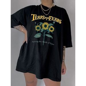 Tears For Fears Shirt, Seeds Of Love Sunflower Tshirt, Tears For Fears